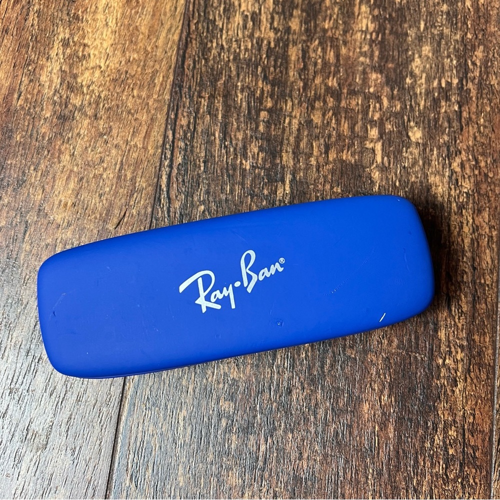 Ray Ban blue sunglasses hard case